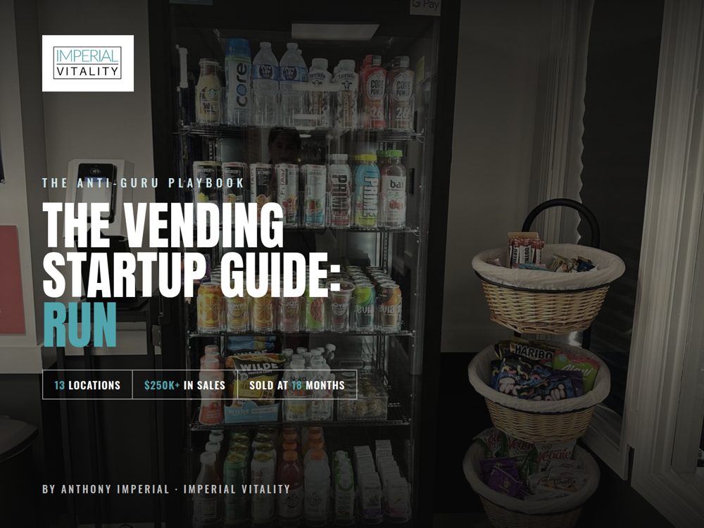 The Vending Startup Guide: Run