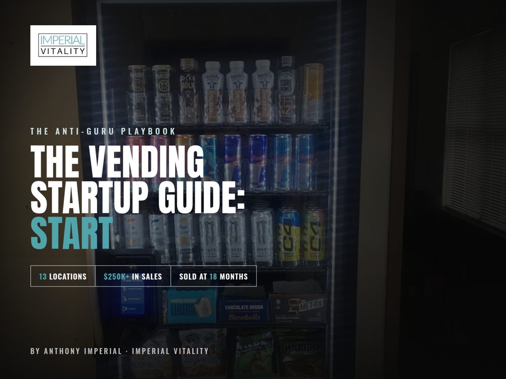 The Vending Startup Guide: Start